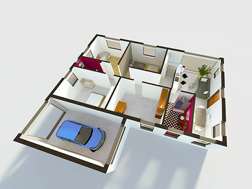 3D-Grundriss